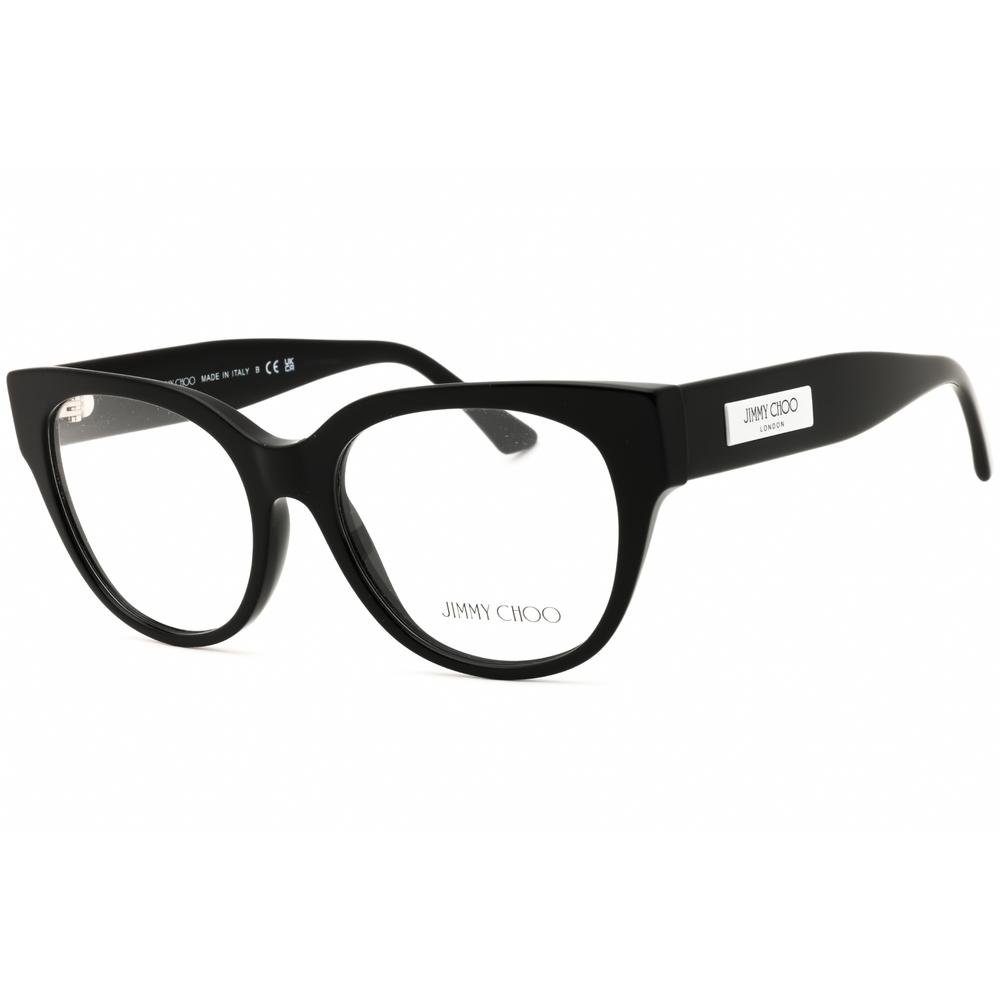 Jimmy Choo JC3035 Eyeglasses Black Acetate Round